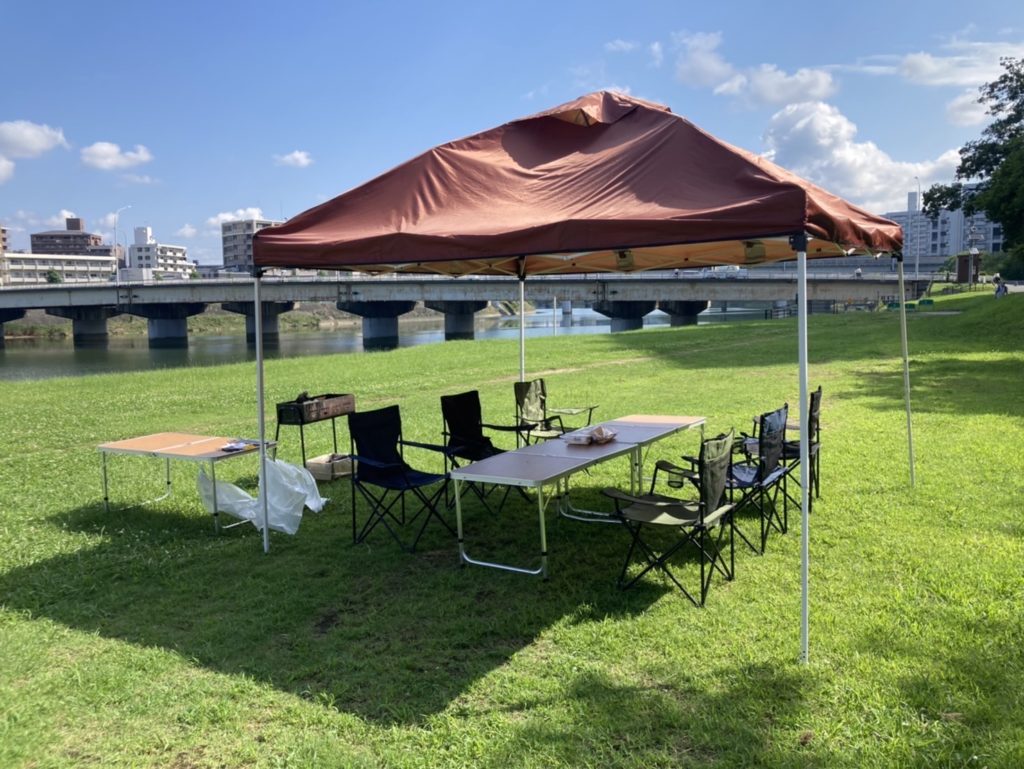 BBQ魂　設営風景